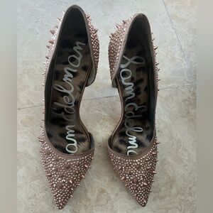 Sam Edelman pink spiky pointy toe heel